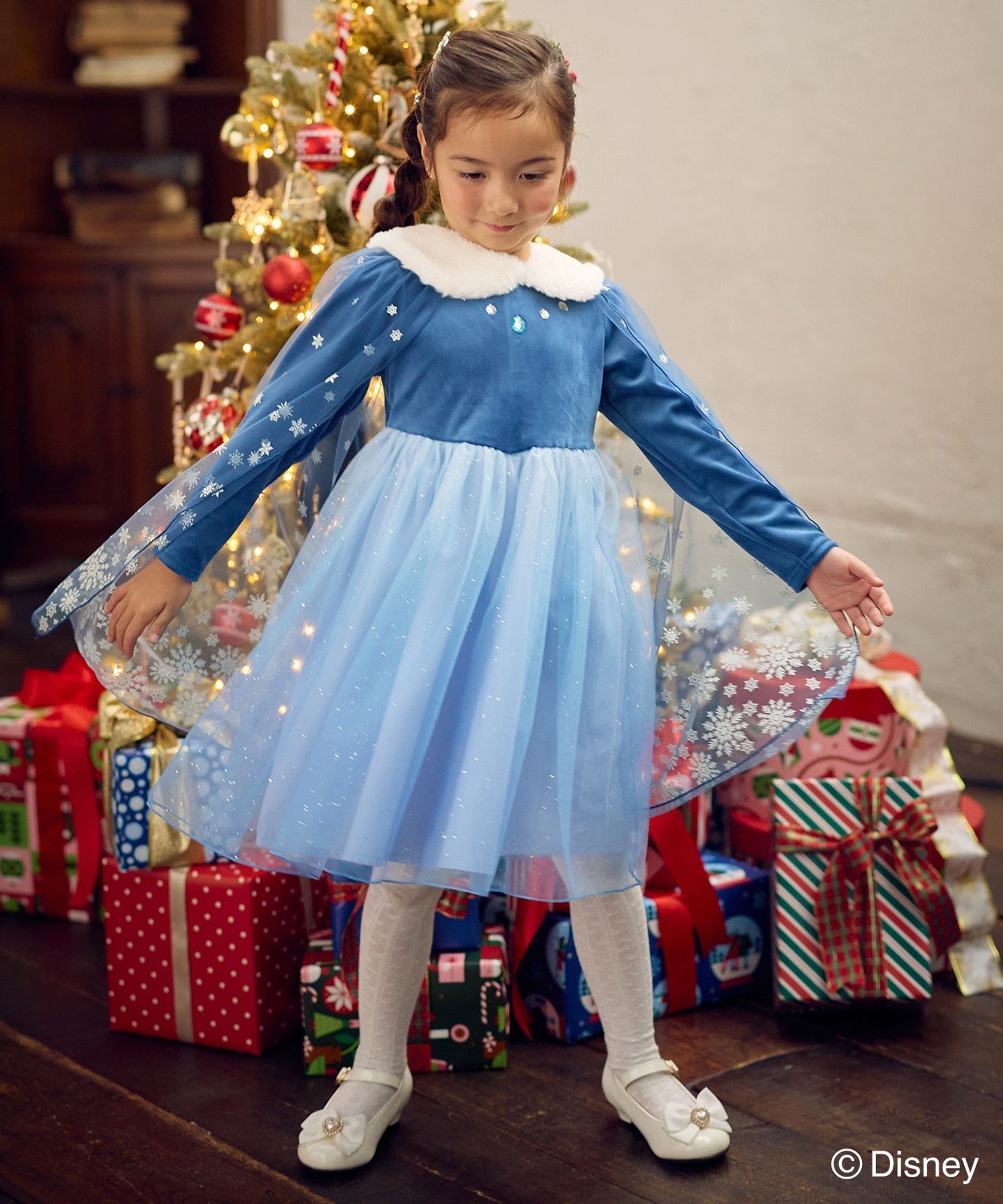 Платье Эльзы для переодевания ANY KIDS, Elsa [070]