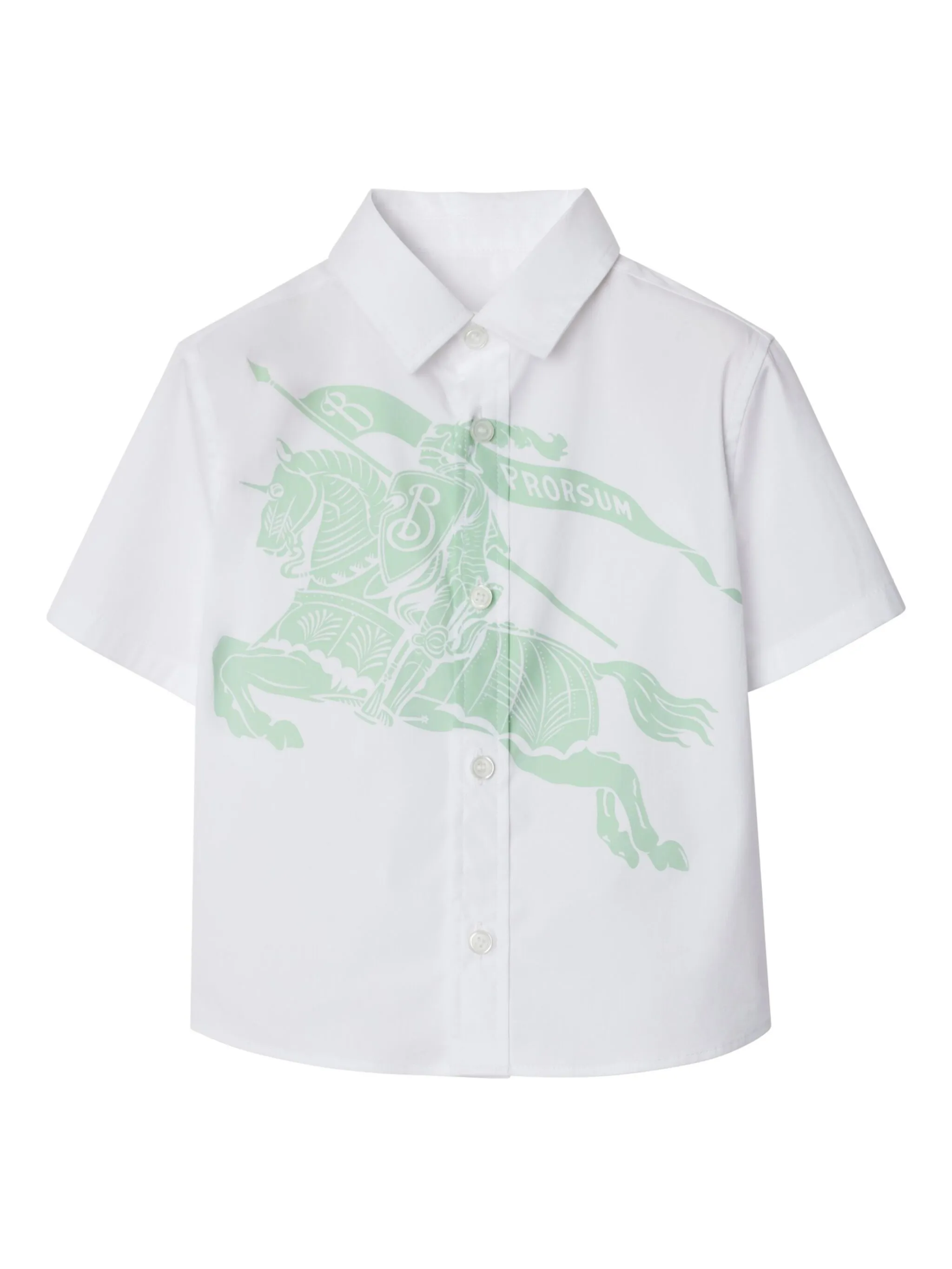 

Рубашка с логотипом EKD Burberry Kids, белый