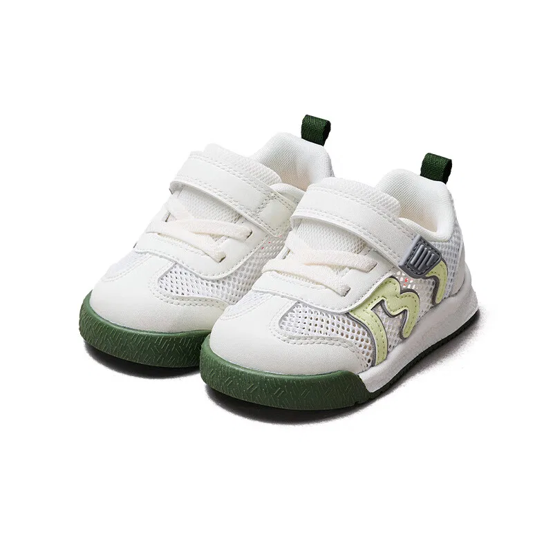 Кроссовки для малышей Mesh Anti Kick Abrasion Resistant Low top, цвет Forest Green BOBDOG — фото 4