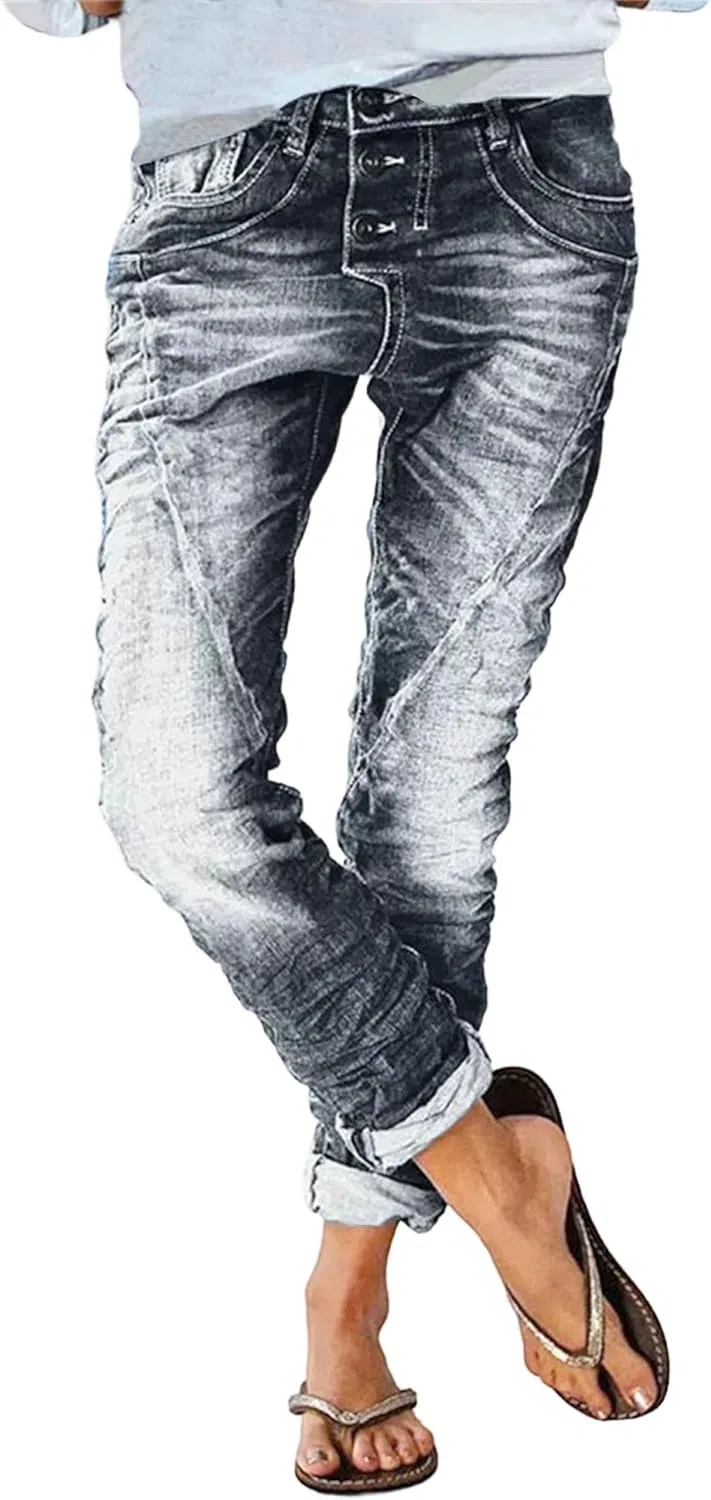 Джинсы прямые, cargo, Gray