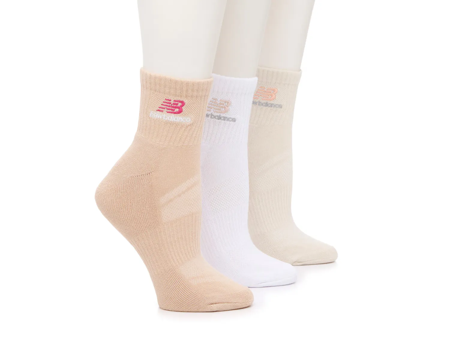 

Носки Cushion Women’s High Ankle Socks – 3 Pack New Balance, белый