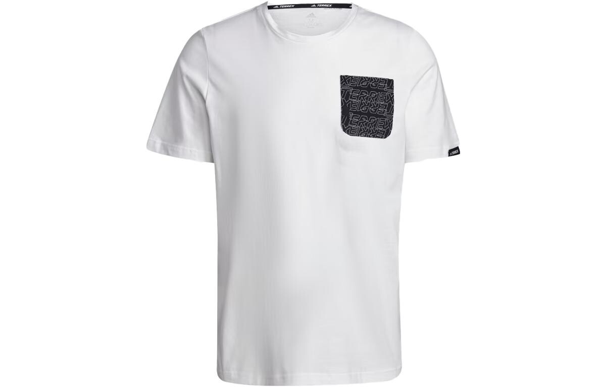 

Футболка мужская белая/черная Adidas, белый/черный