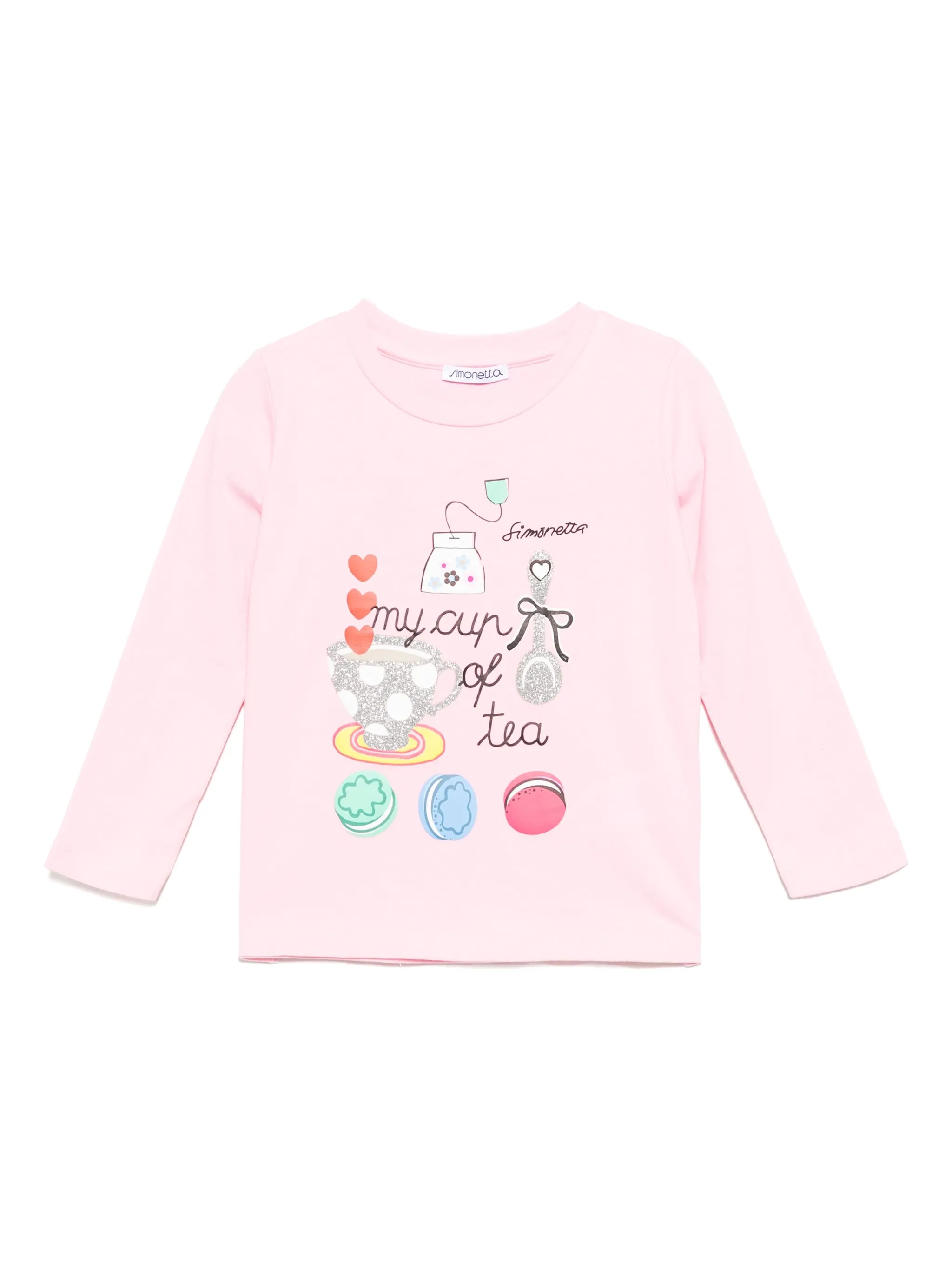 

Футболка с принтом Simonetta, розовый