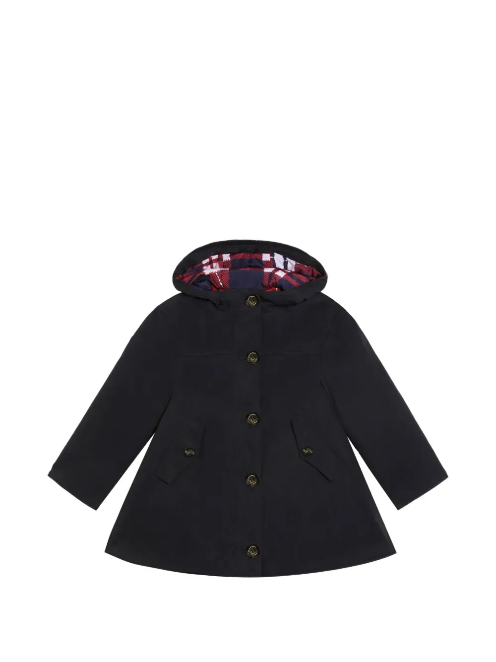 Куртка с капюшоном на пуговицах Dolce & Gabbana Kids, синий