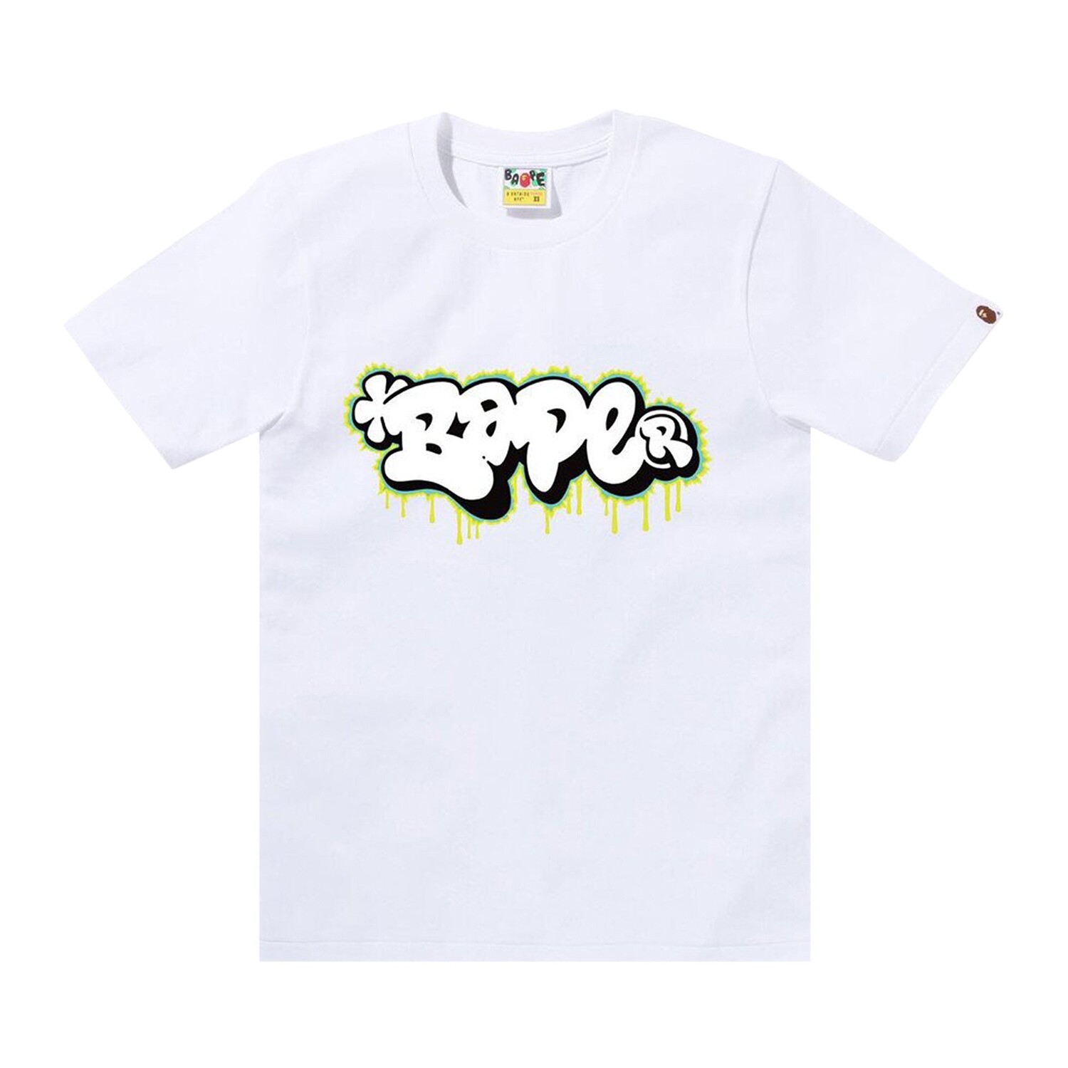 

Футболка с логотипом BAPE Graffiti, цвет Белый