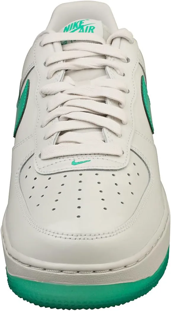 Мужские кроссовки Nike Air Force 1 '07 Premium, платиновый/зеленый — фото 3