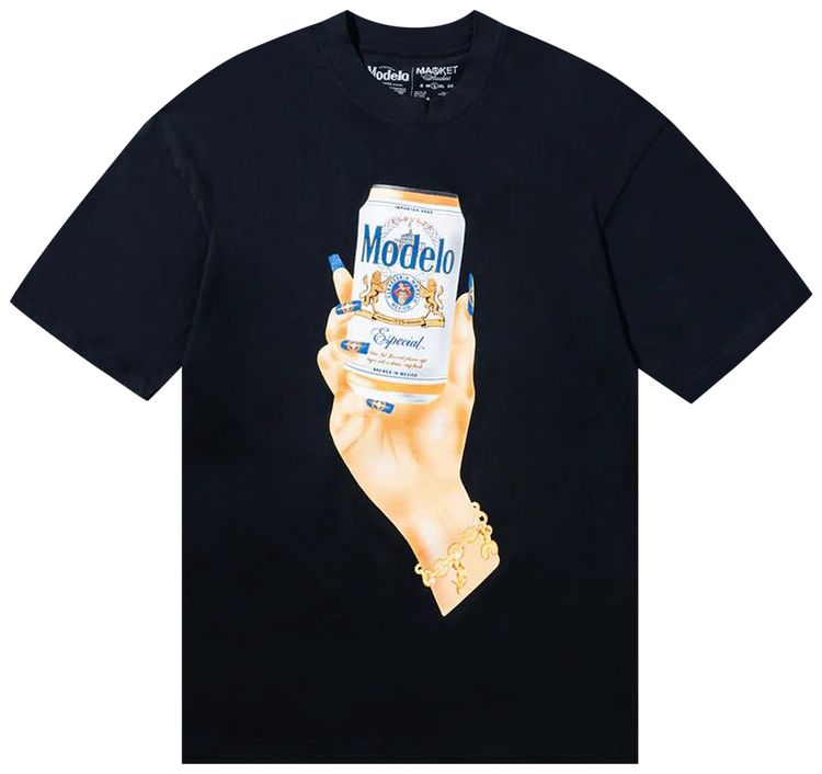 

Футболка Market x Modelo x Not Urz Cold One T-Shirt 'Black', черный
