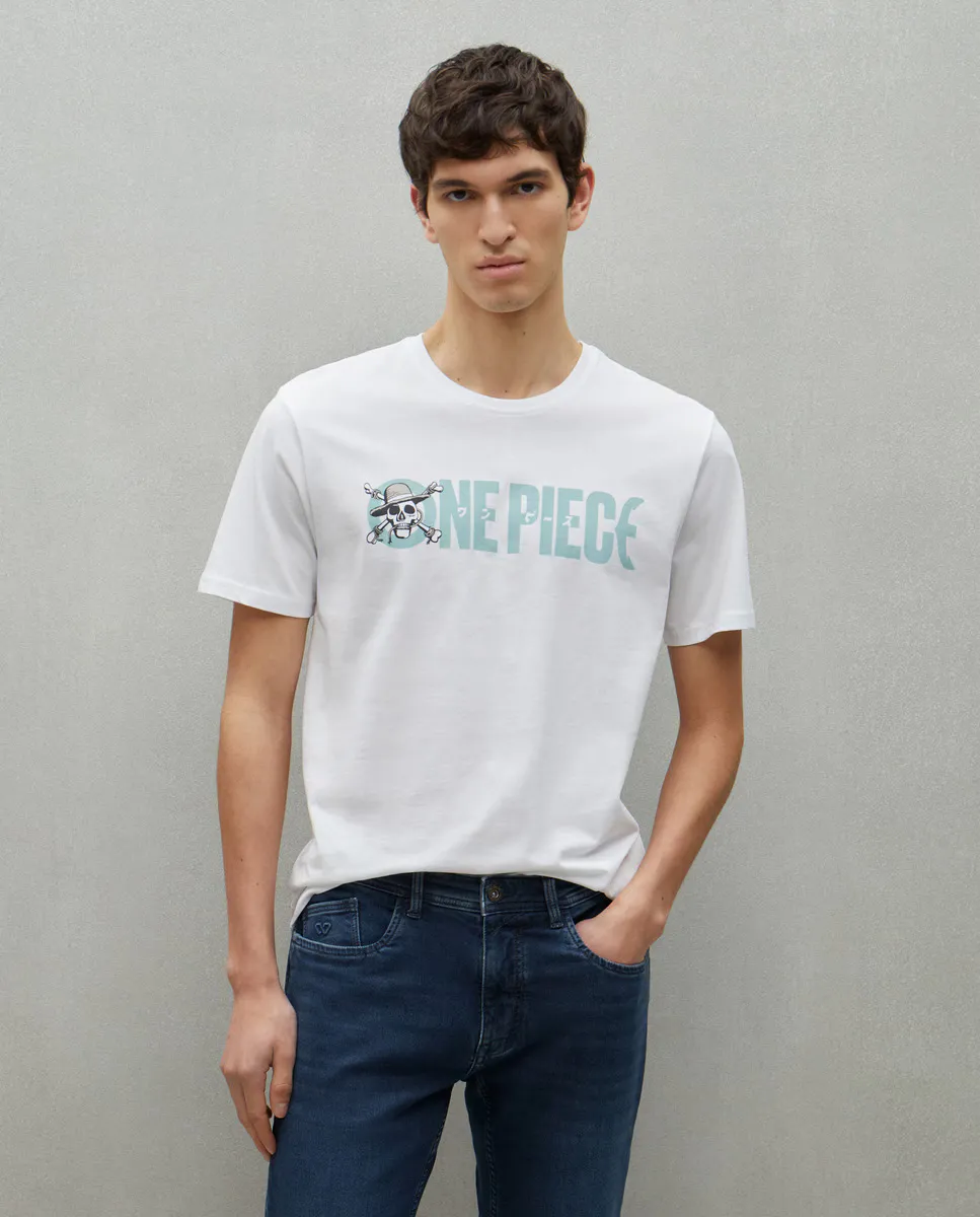 

Цельная мужская футболка Easy Wear, белый