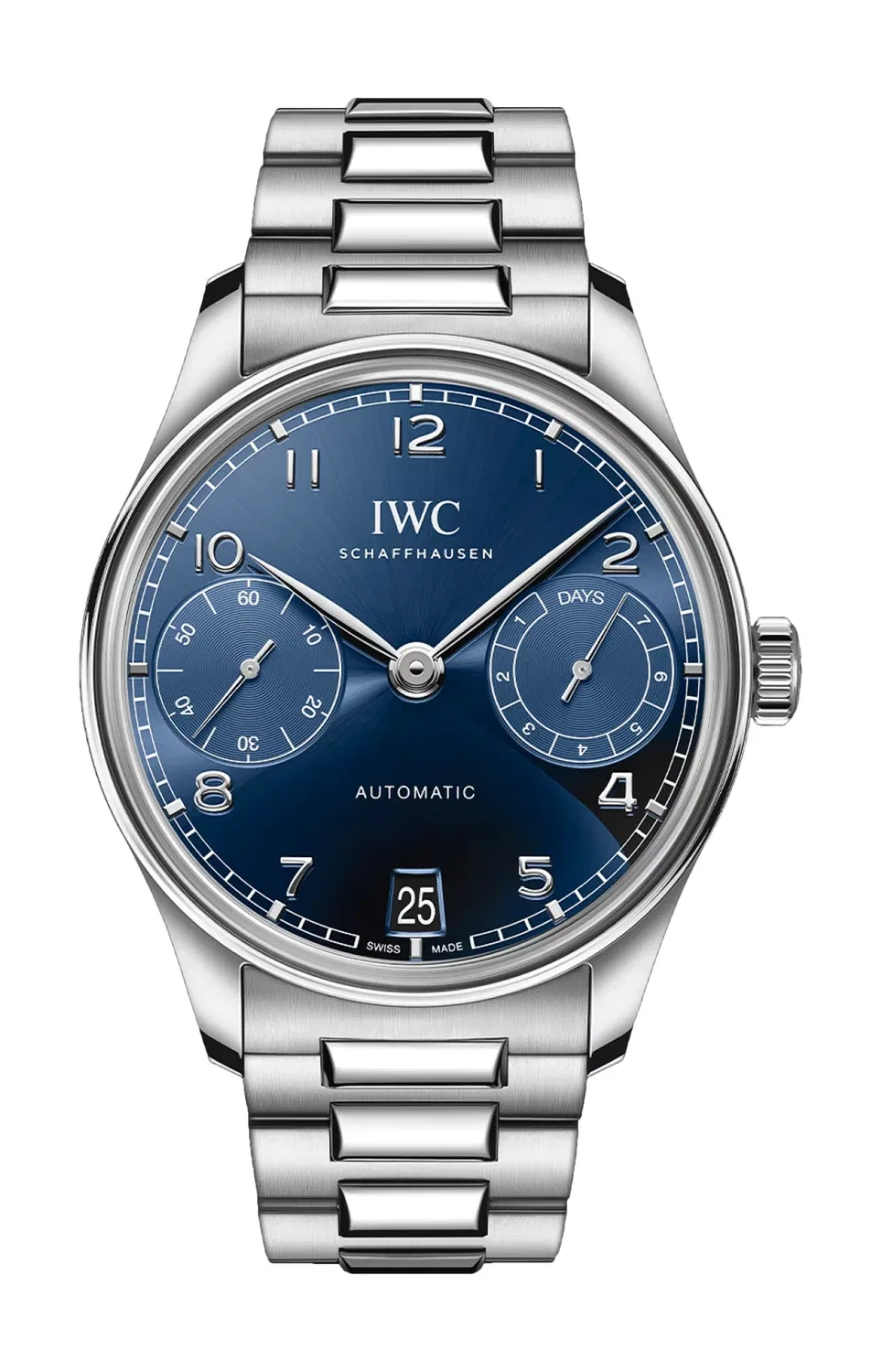 Португезер Автоматик 42 - IW501704 IWC SCHAFFHAUSEN, серебряный