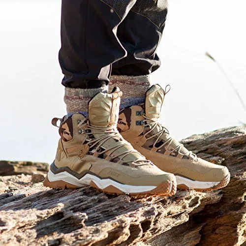 Мужские облегченные водонепроницаемые походные ботинки RAX Wild Wolf Mid Venture, светло-хаки — фото 3