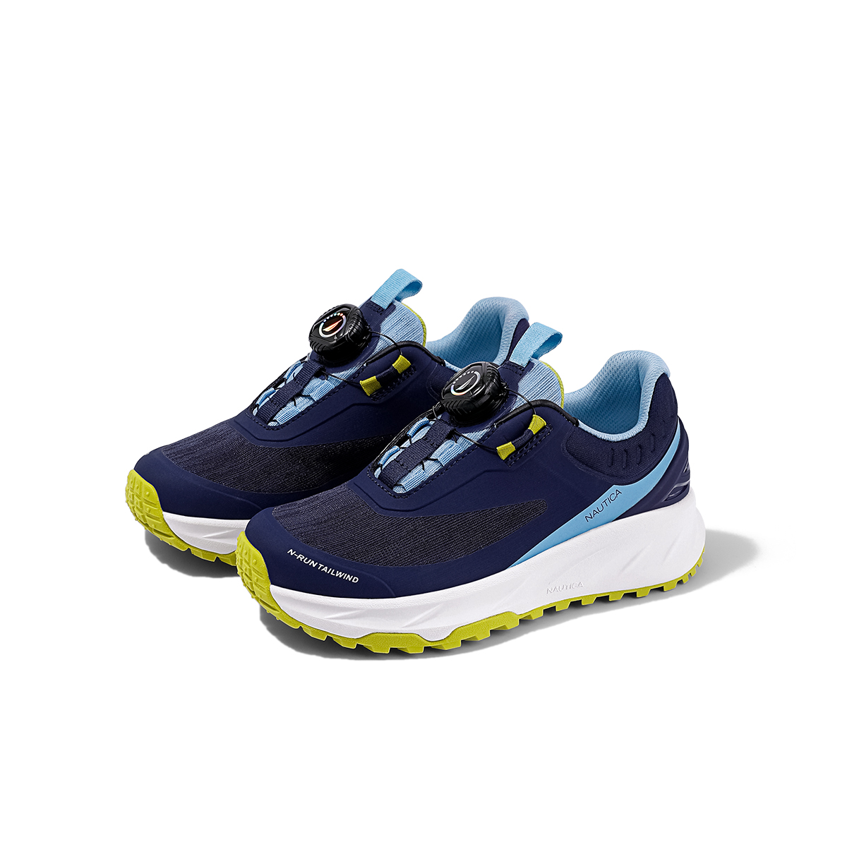 NAUTICA Низкие детские беговые кроссовки dark blue для подростков — фото 3