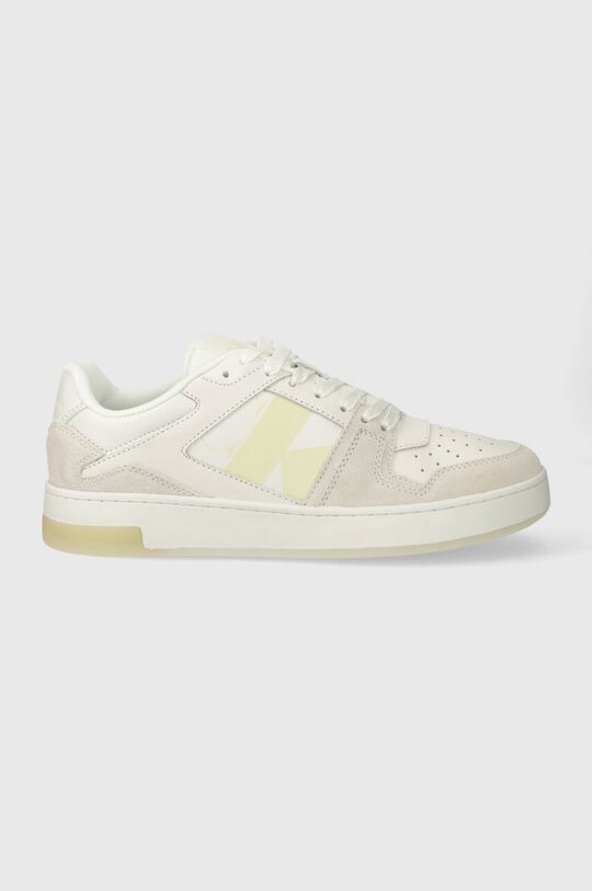 

Кроссовки BASKET CUPSOLE LOW LTH NBS LUM Calvin Klein Jeans, белый