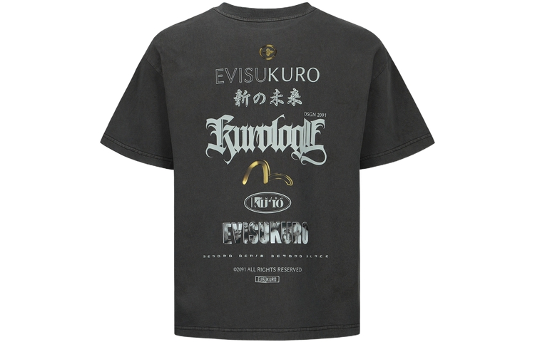 

Футболка мужская Evisu, черный