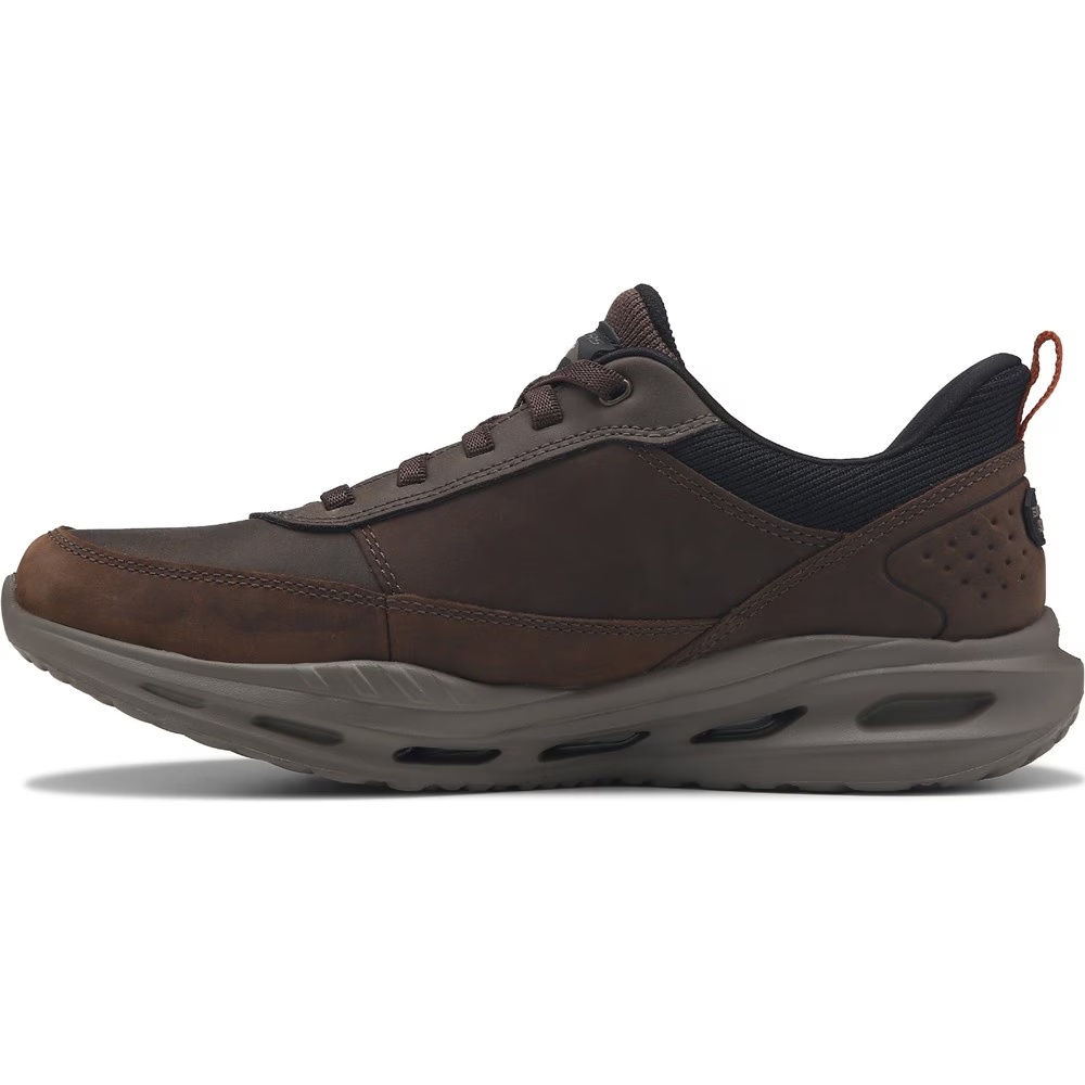 Кроссовки Slip-Ins Moxley Arch Fit из кожи Skechers, коричневый — фото 3