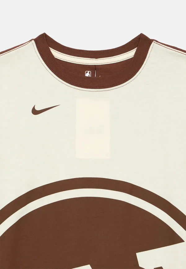 Футболка унисекс с символикой команды nba golden state warriors Nike Performance, Corduroy Brown — фото 4