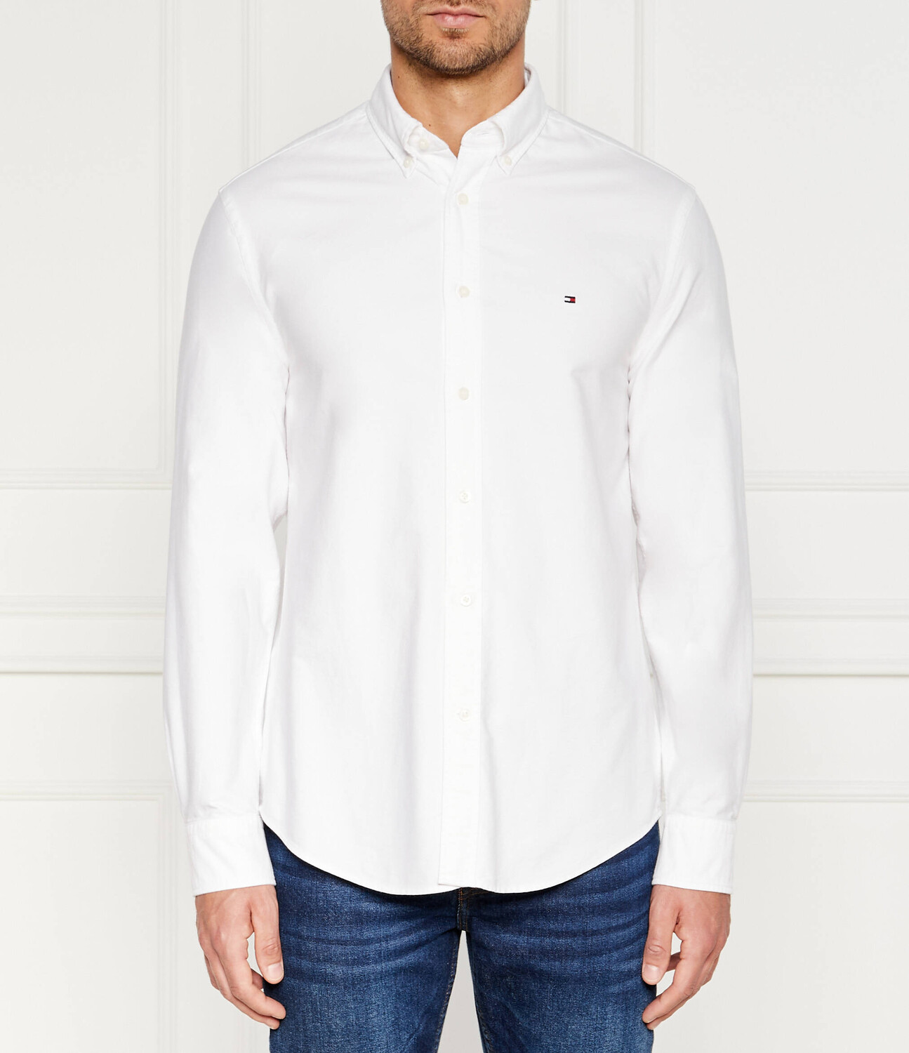 

Рубашка Tommy Hilfiger OXFORD Regular Fit, белый