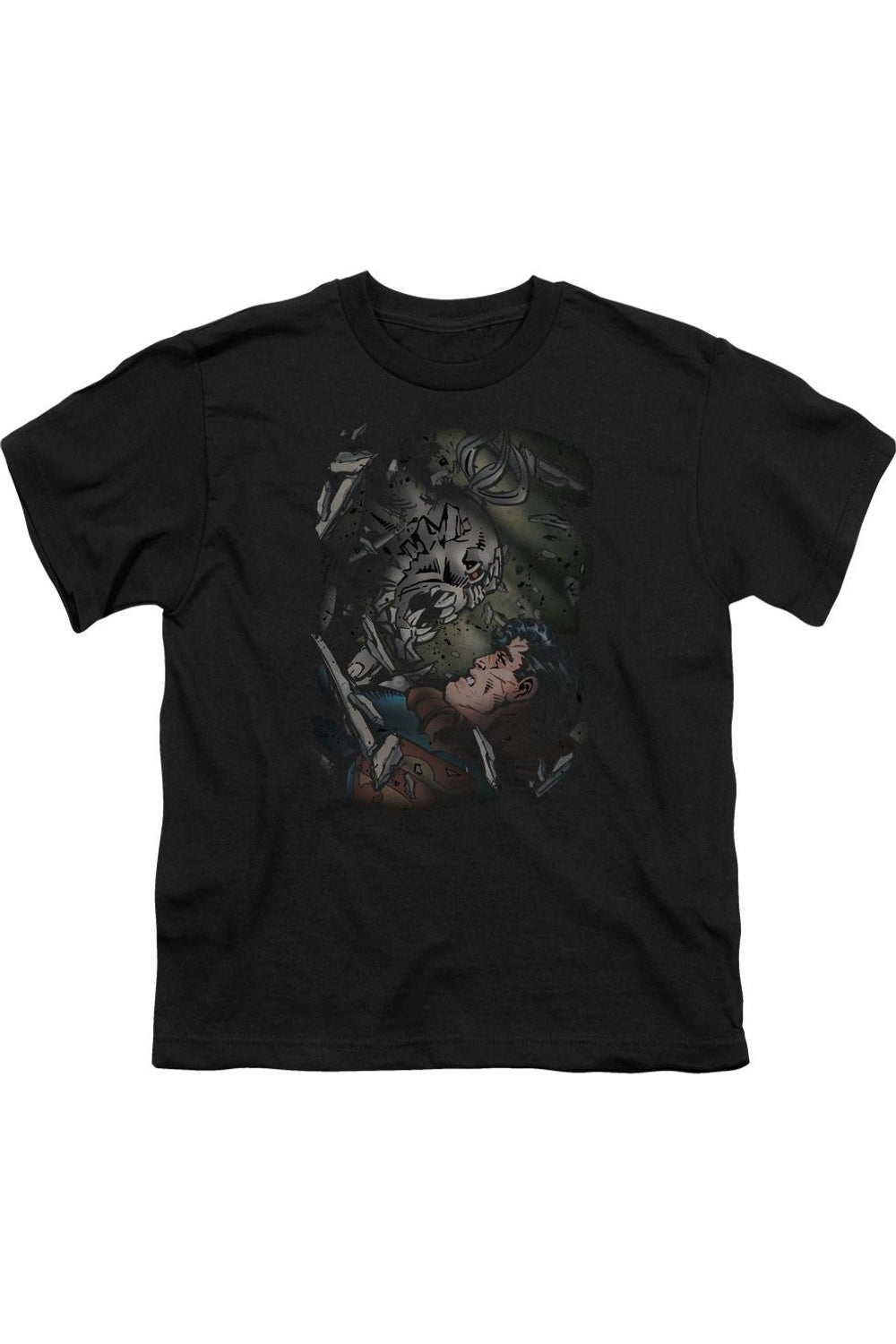 

Футболка с Суперменом для детей "Эпическая битва" Gildan, черный