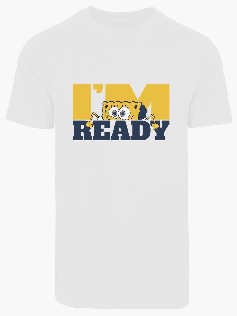 

Футболка F4Nt4Stic Spongebob Schwammkopf IM READY - Ich bin bereit!, белый