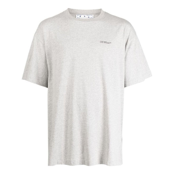 

Футболка jumbo arrow-print cotton t-shirt 'grey' Off-White, серый