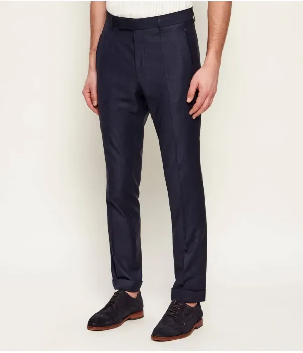 Брюки C-Genius-HW-262 slim fit Boss, темно-синий — фото 3