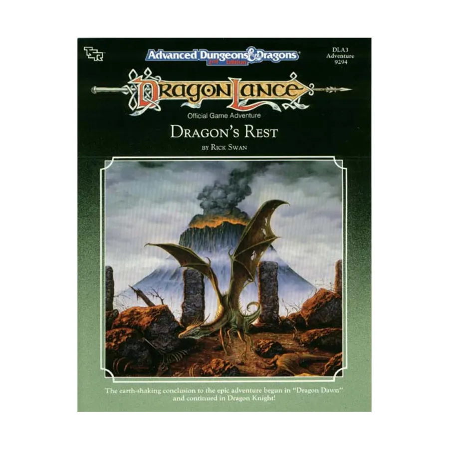 

Модуль Dragon's Rest, Dragonlance - Modules & Adventures