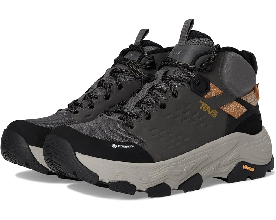 

Треккинговые кроссовки Teva Grandview Max GTX, цвет Charcoal/Black
