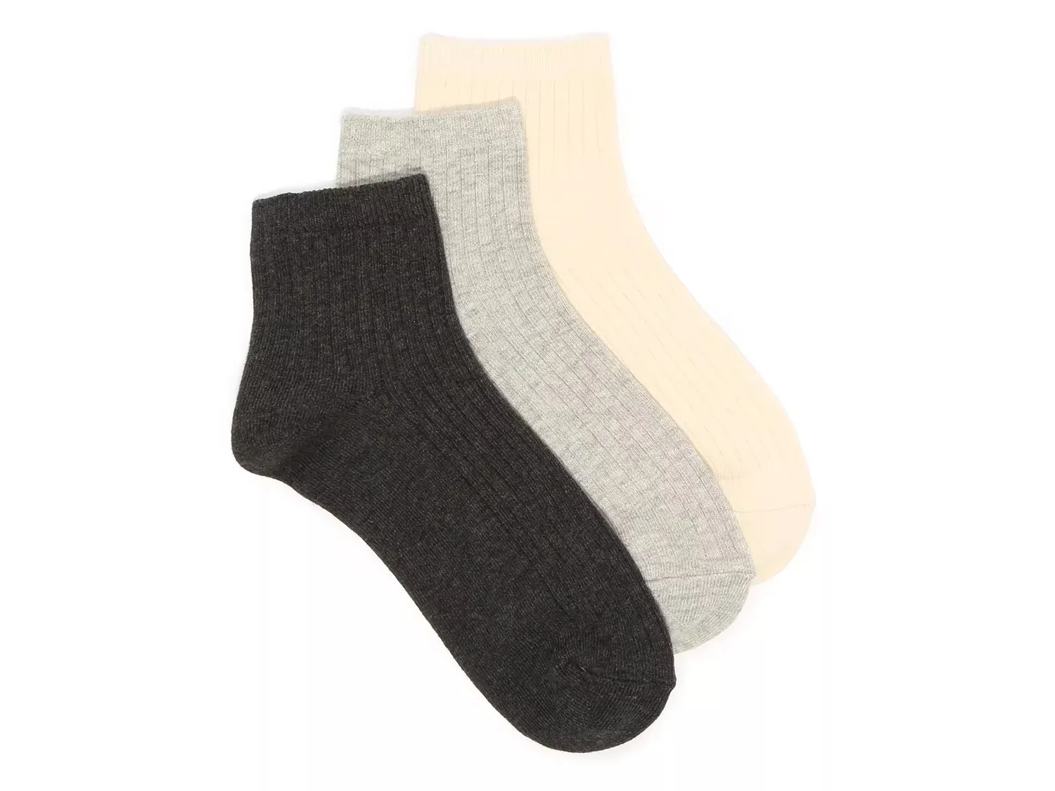 

Женские носки - набор из 3 пар Kelly & Katie, Grey/Black/Cream