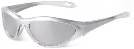 

Серебряные футуристические солнцезащитные очки для женщин и мужчин, золотые зеркальные, большие овальные спортивные солнцезащитные очки для мужчин MTZJH, C2