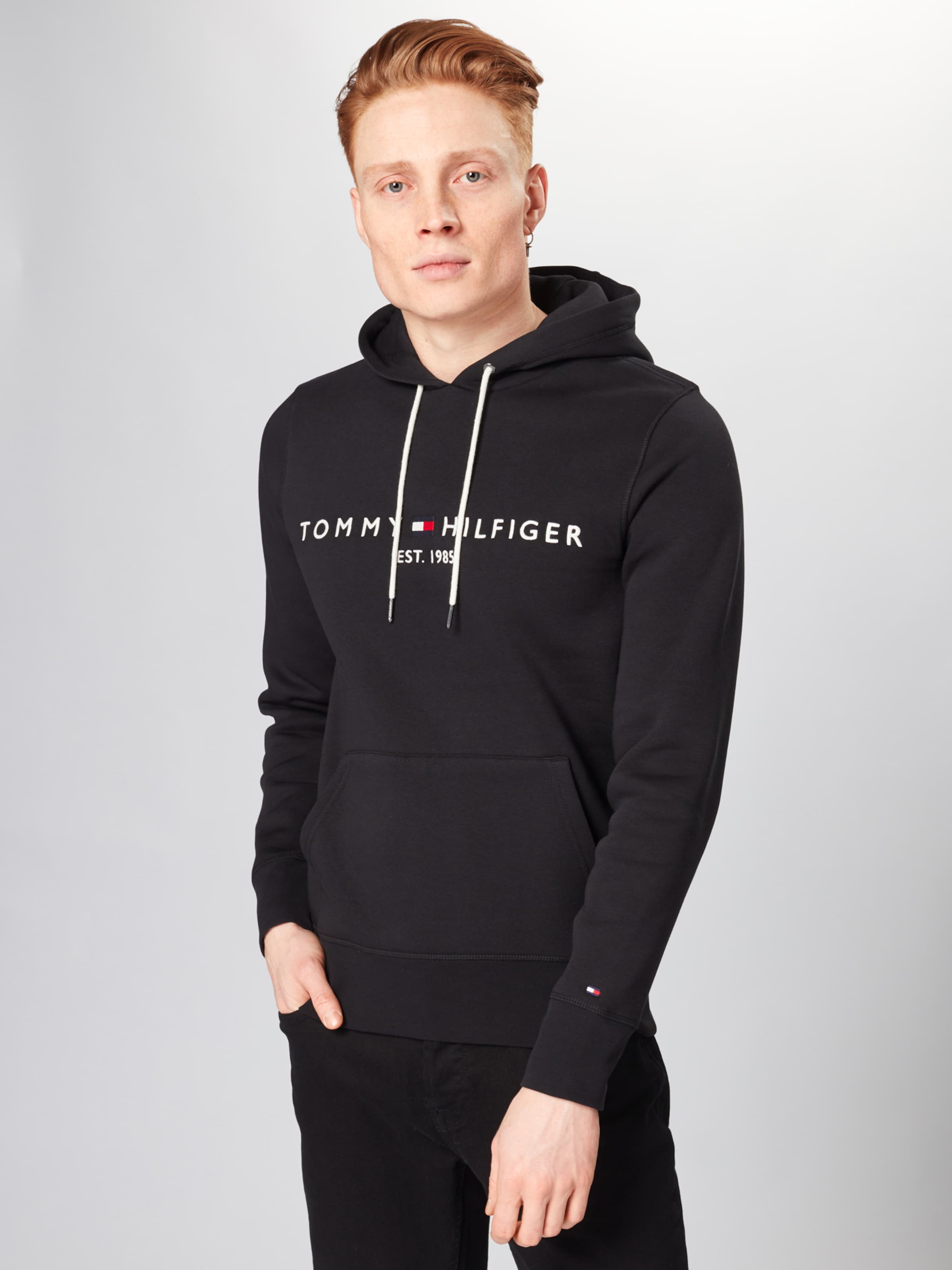 TOMMY HILFIGER Толстовка в черном цвете — фото 2