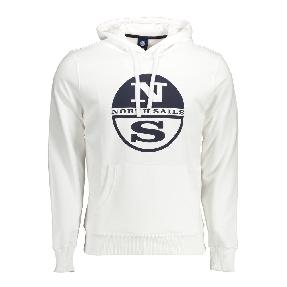 

Белый хлопковый свитер North Sails