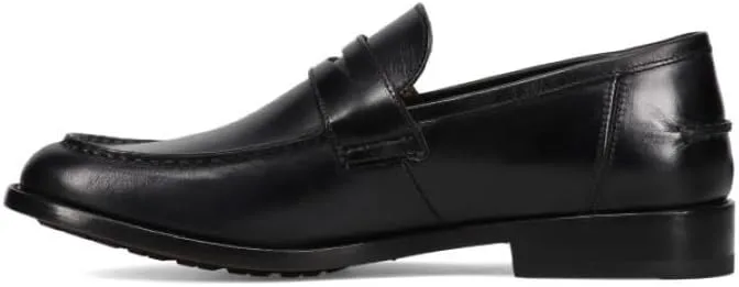 Мокасины для мужчин Frye Tyler Flex Penny - премиальная кожа, комфортная посадка, универсальный стиль, прочная подошва, от повседневного до формального, черный — фото 3