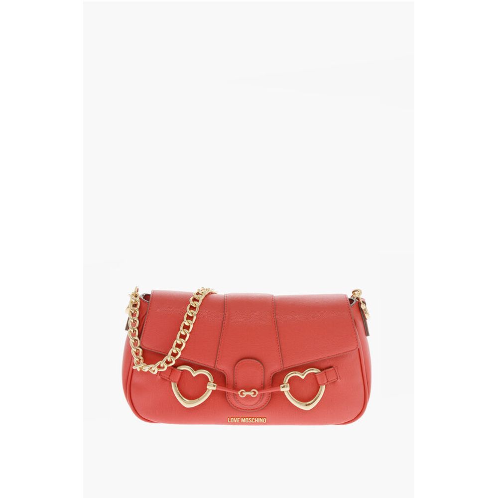 

Красная полиэтиленовая сумка через плечо Moschino, Red
