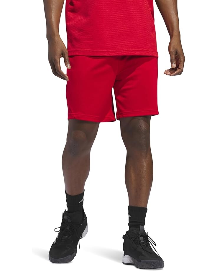 

Шорты adidas Legends 3-Stripes Basketball 11", цвет Better Scarlet/Aurora Black