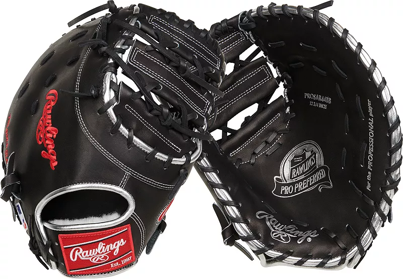 

Перчатки Rawlings 12,75 дюйма Anthony Rizzo Pro Preferred Series First Base, 2024 г, черный
