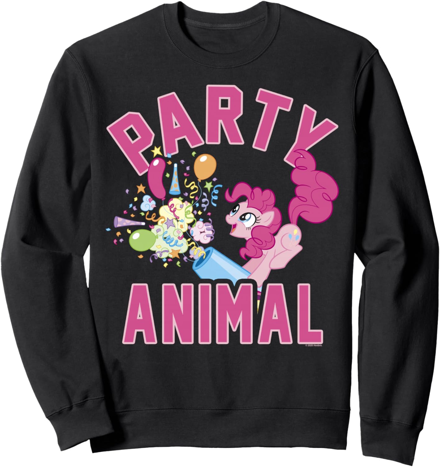 

Толстовка с изображением Пинки Пай из мультфильма «Мой маленький пони: Дружба - это волшебство» My Little Pony, черный