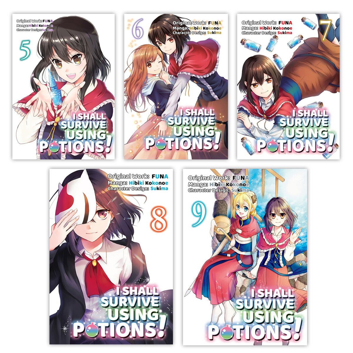 

Манга I Shall Survive Using Potions! Manga (5-9) Bundle