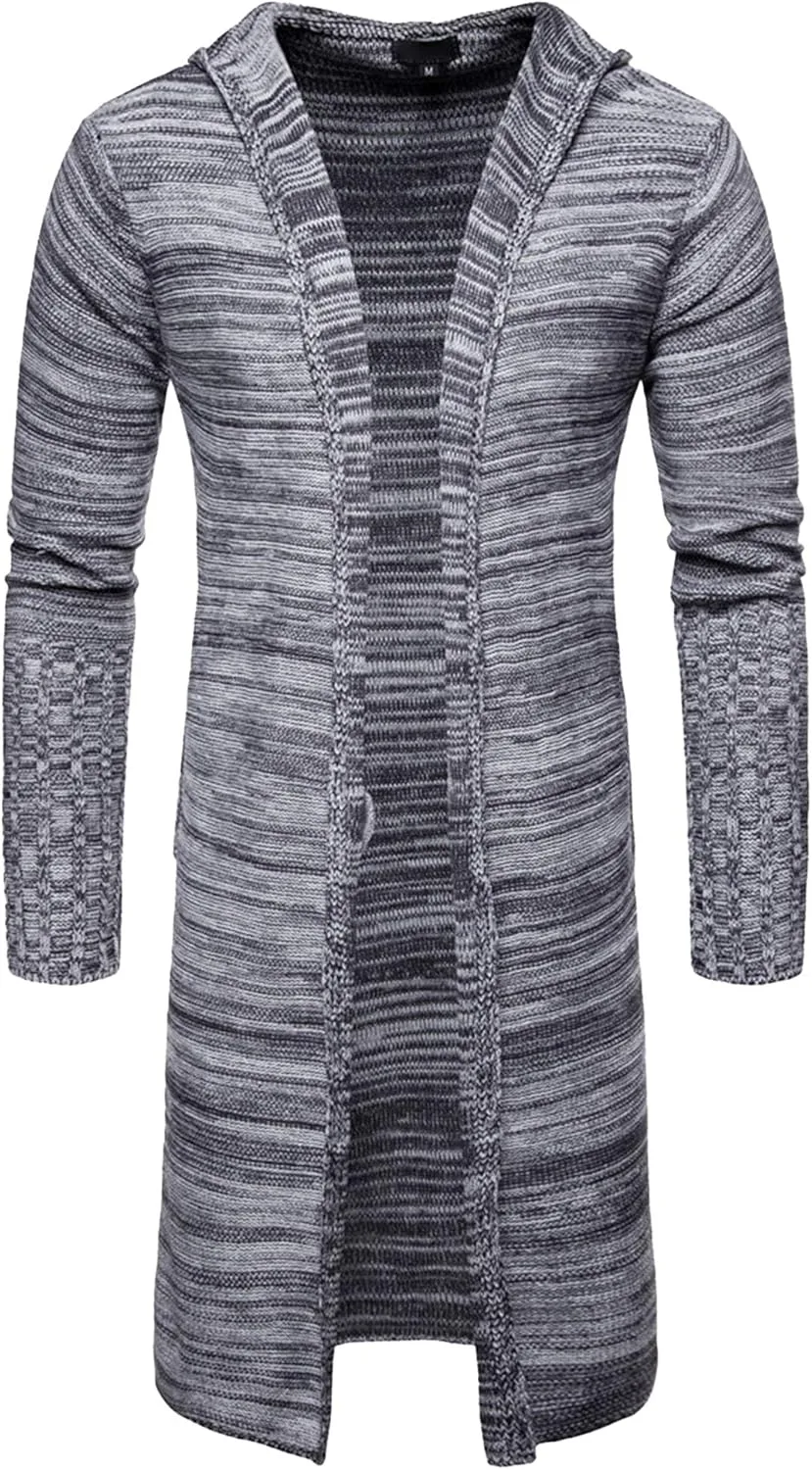 

Мужской худи-кардиган с фактурной вязкой, классический, casual, slim fit JEShifangjiusu