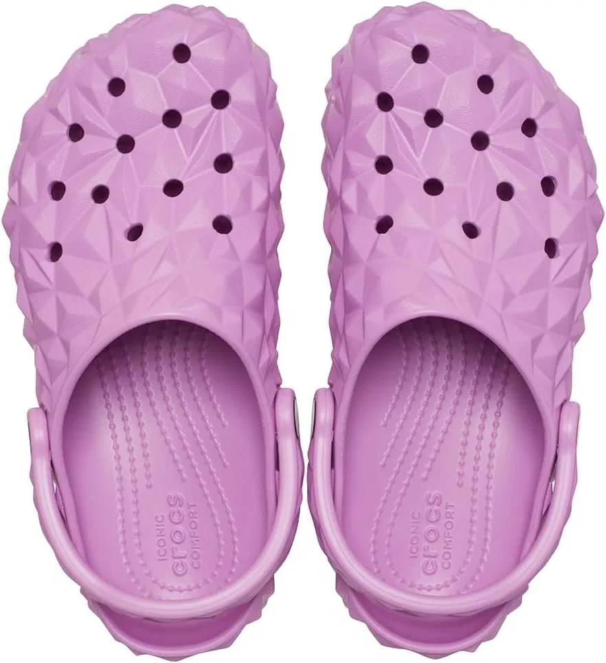 Классические геометрические сабо Crocs унисекс с пузырчатой ​​подошвой, Bubble — фото 4
