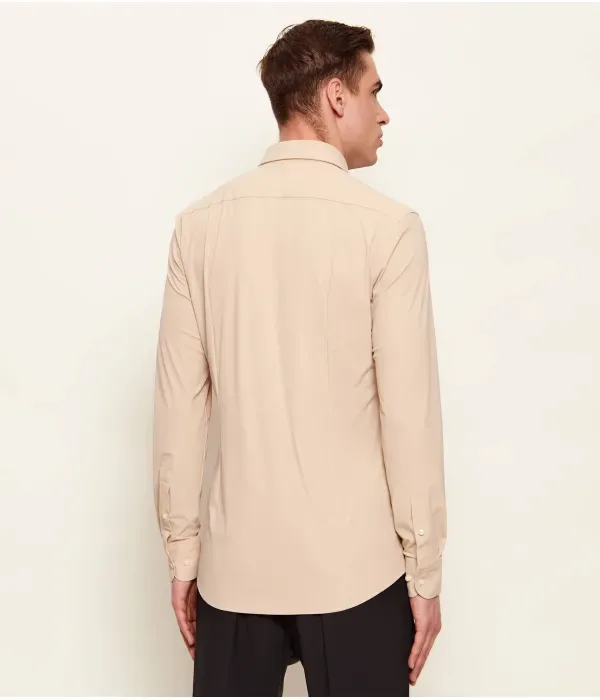 Футболка P-HANK-SK-261 slim fit Boss, бежевый — фото 3