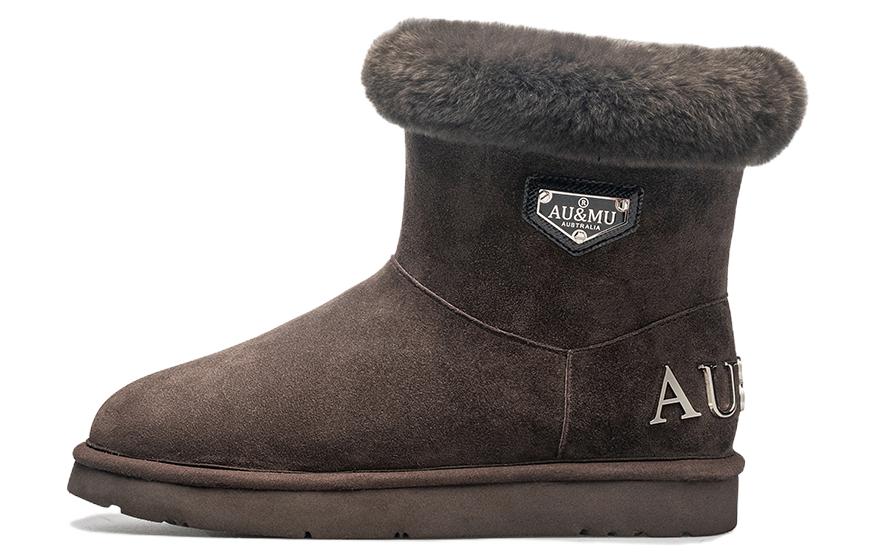 Ботинки Snow Boots Women's Chocolate AU&MU, Chocolate