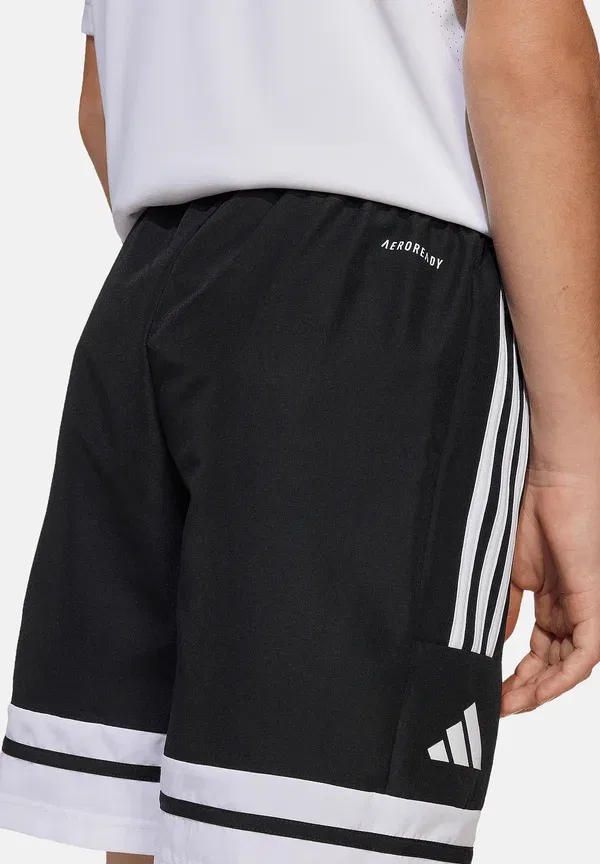 Шорты спортивные Adidas Performance Fussball squadra downtime, черно-белые — фото 3