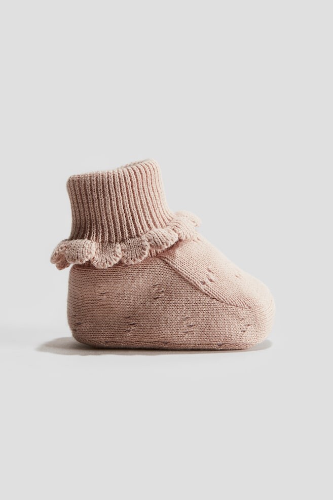 

Ботинки хлопковой вязки H&M, розовый