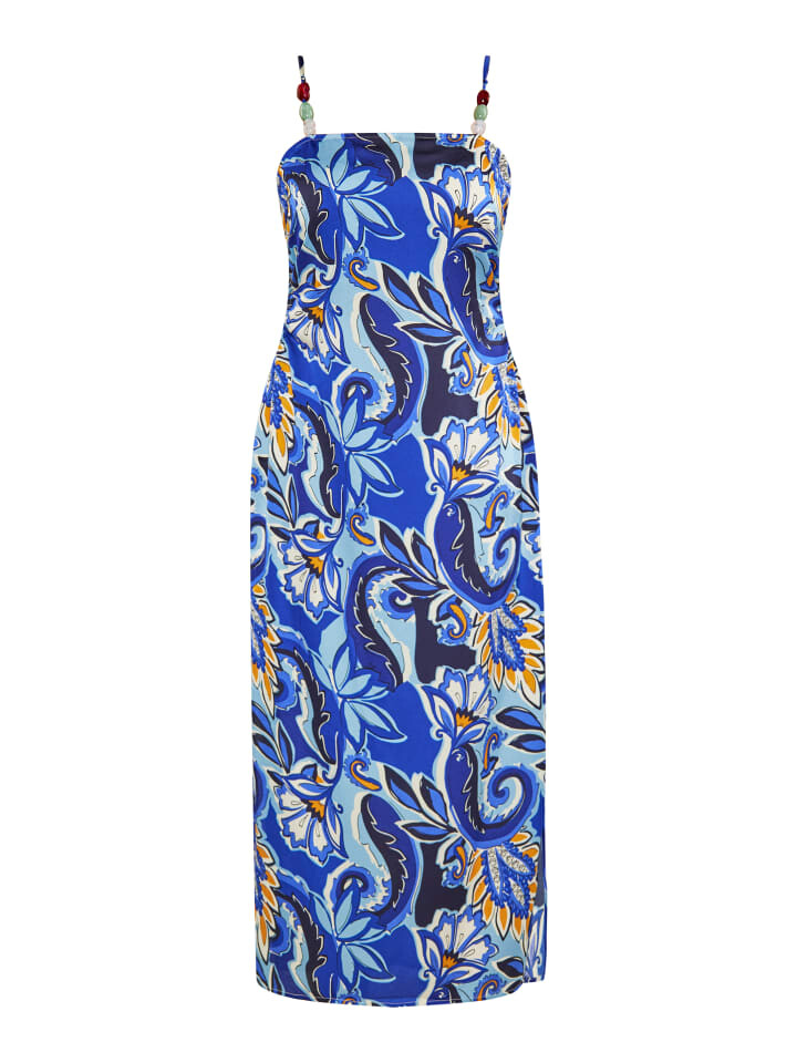 

Длинное платье IZIA, цвет blau mehrfarbig