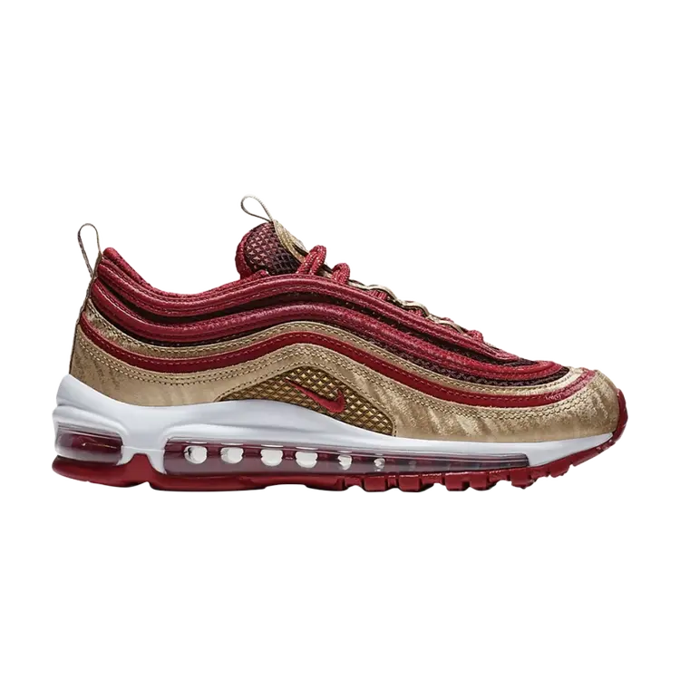 

Кроссовки Nike Air Max 97 QS GS 'Noble Red', красный