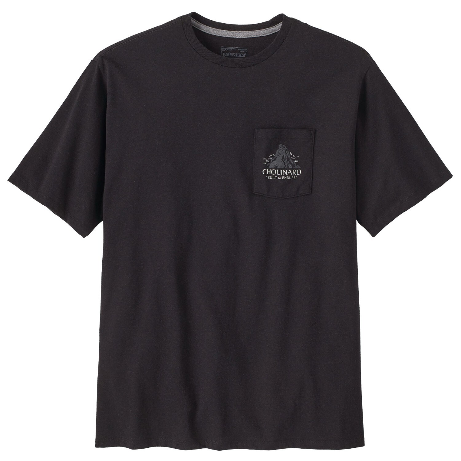 

Футболка Patagonia Chouinard Crest Pocket Responsibili Tee, цвет Ink Black