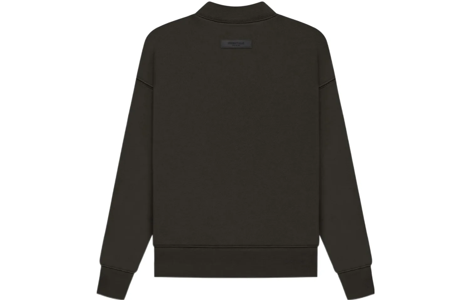 Детский свитшот с круглым вырезом Fear Of God Essentials, серый черный — фото 4