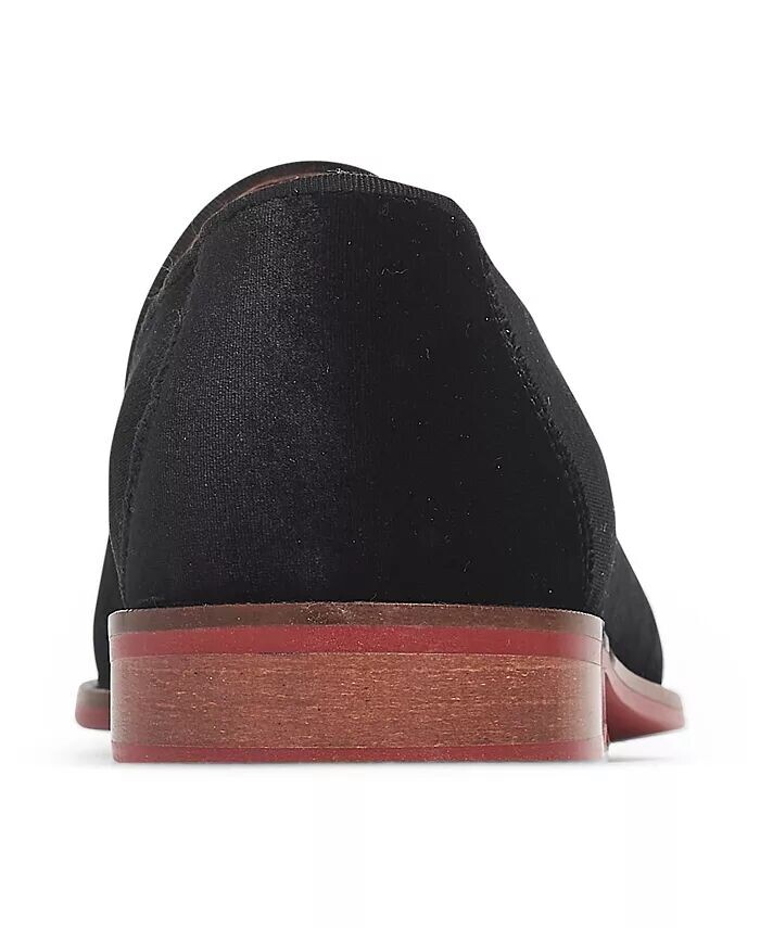 Мужские бархатные свадебные мокасины Prince Slip-On Carlos by Carlos Santana, черный — фото 3