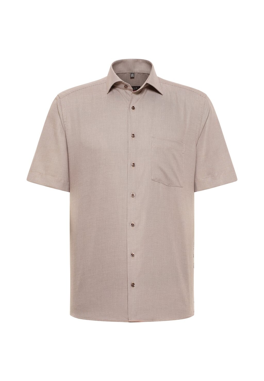 

Рубашка STRUKTURIERTES KURZARM MODERN FIT Eterna, серо-коричневый