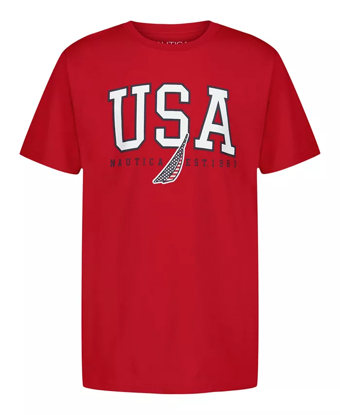 

Футболка с коротким рукавом Big Boys USA Nautica, синий