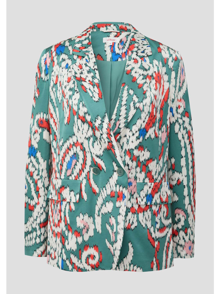 

s.Oliver Блейзер для использования в помещении, цвет 65A1_светло-бензиновый